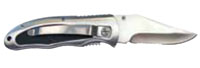 Нож складной с алюминиевой ручкой, 185 мм