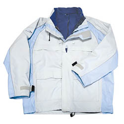 Куртка Extreme Sail XS, 3in1, бело/голубая, М
