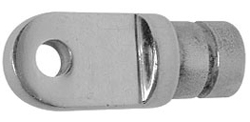 Заглушка трубы с обушком, 22 мм