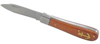 Нож складной с деревянной ручкой, 155 мм