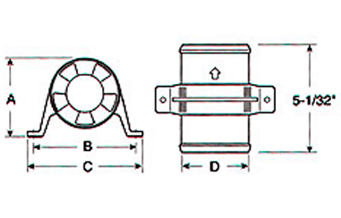 Вентилятор трюмный, 12V, 4,4 A, Д. 102