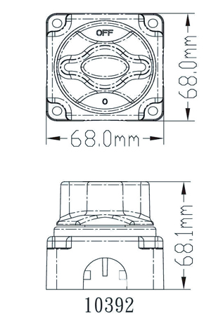 Выключатель массы  250-350 А, 12 В
