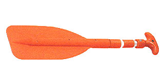 Весло телескопическое 56-107 см, оранж.