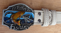 Ремень серый, Рыбалка, 130 см