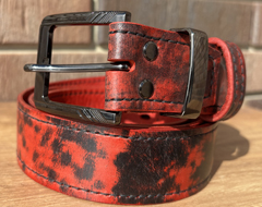 Ремень черно красный Боткин, 130 см