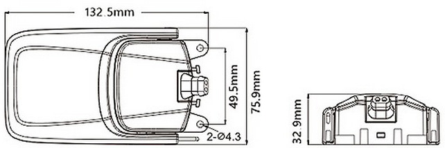 Выключатель поплавковый SeaFlo, 12/24V, 25A