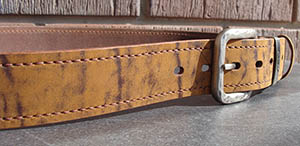 Ремень черно бежевый Греция, 130 см