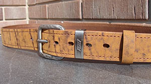 Ремень черно бежевый Греция, 130 см