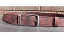 Ремень черно бордовый Боткин, 130 см